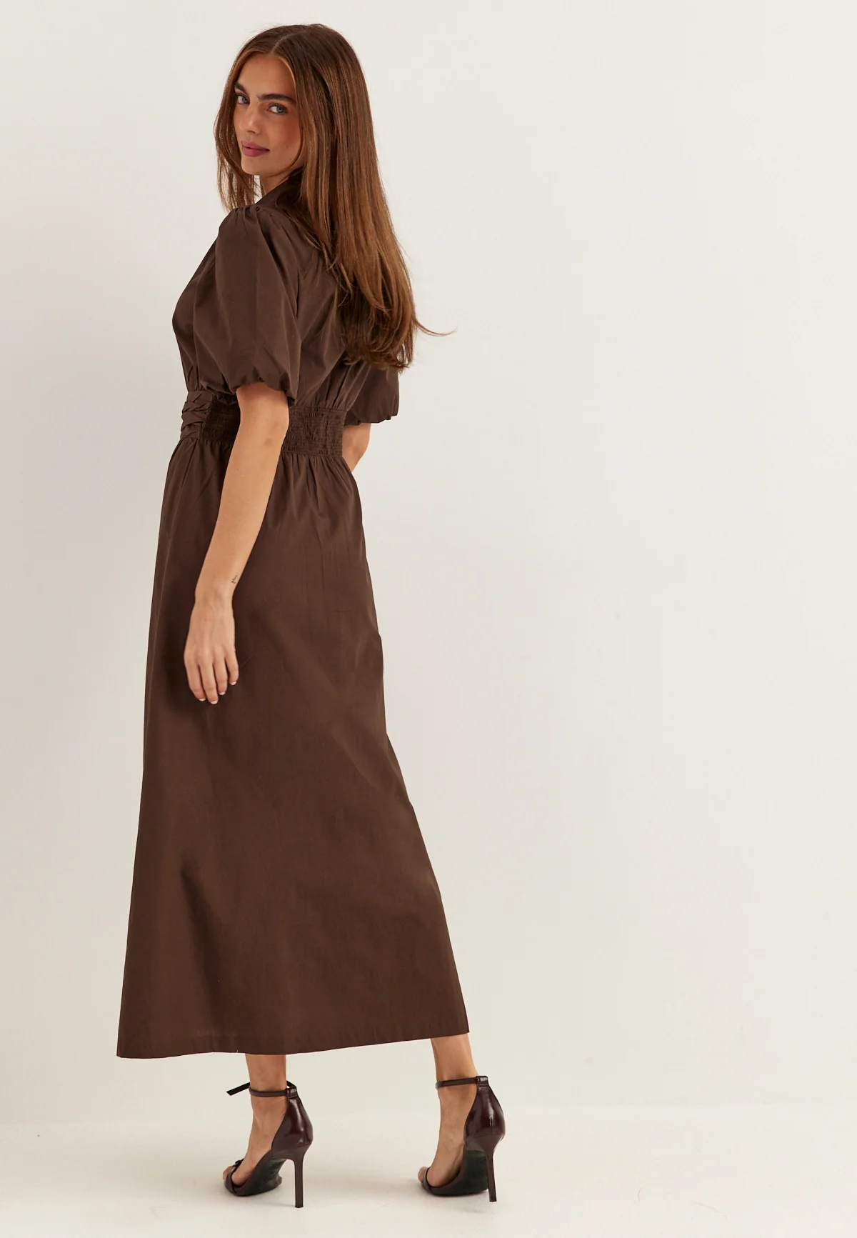 Waist Detail Cotton Dress - Image 3