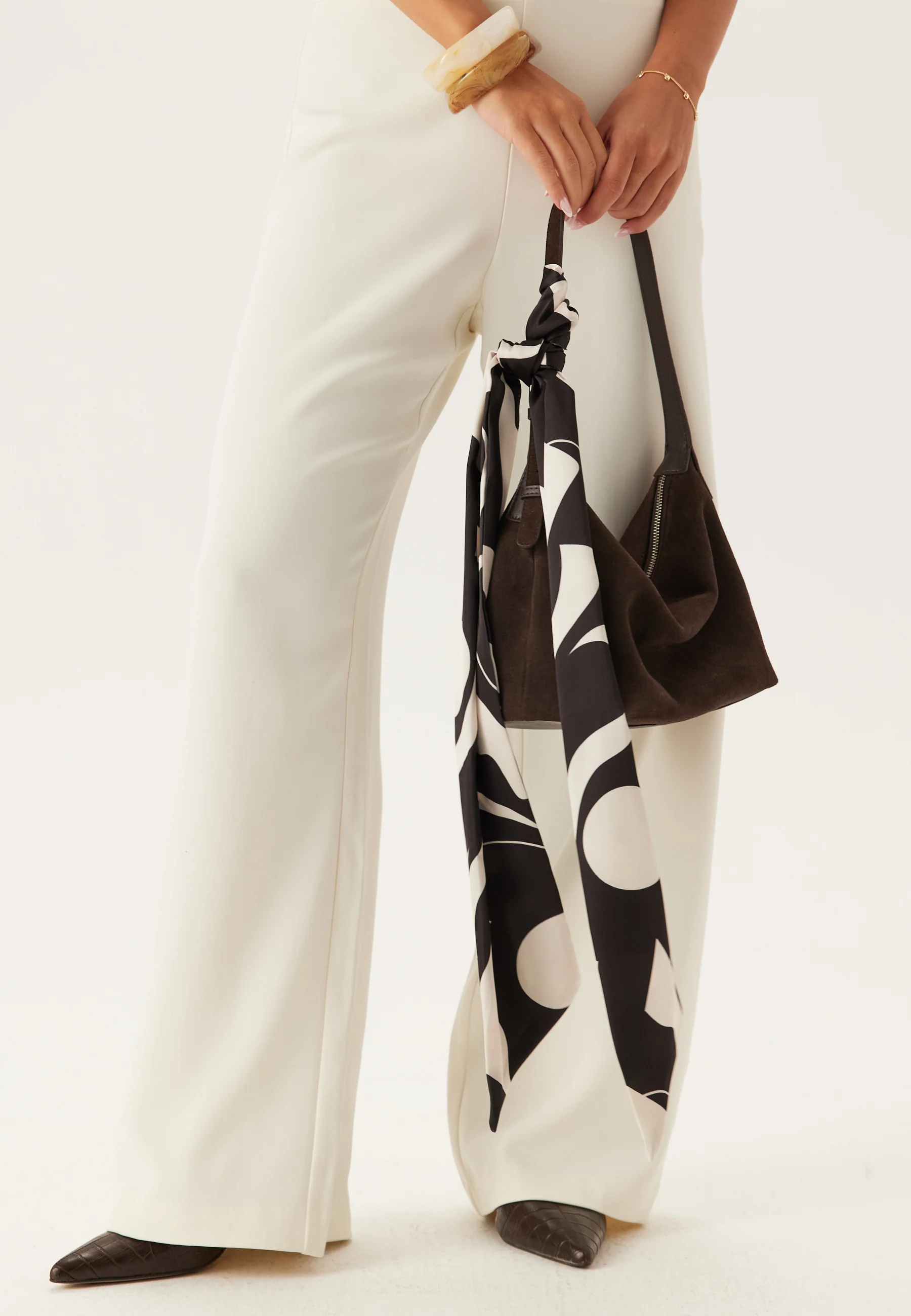 Waterfall Scarf Blouse - Image 6