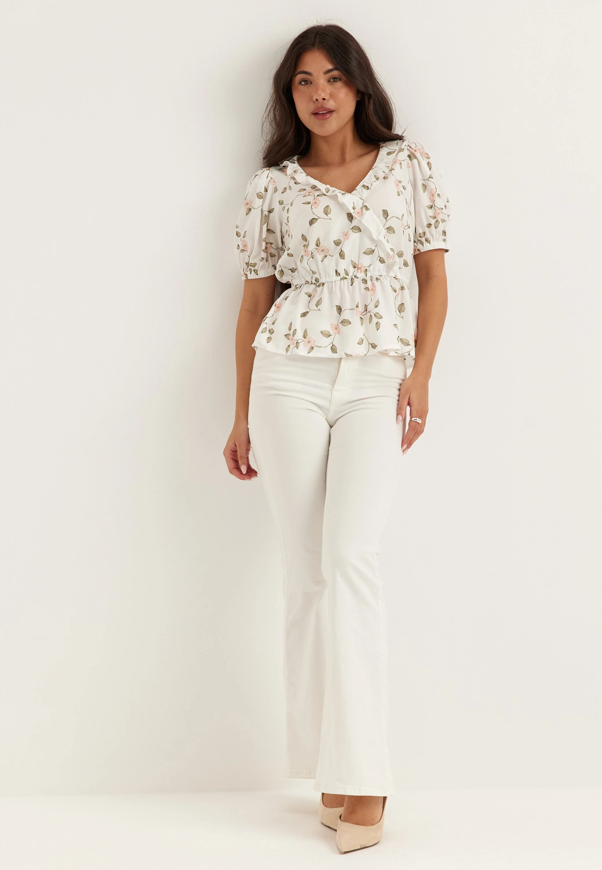Wrap Frill Blouse - Image 2