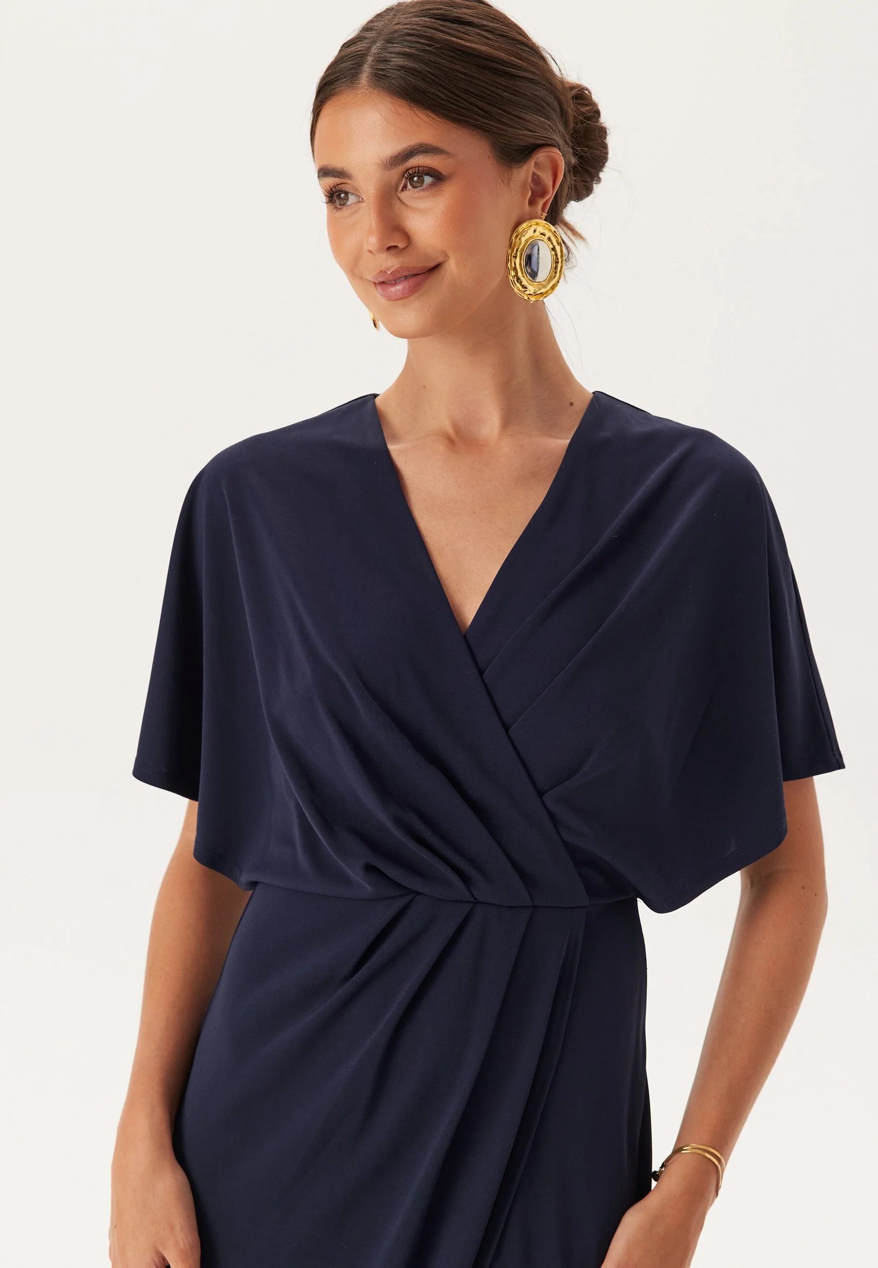 Wrap Slit Maxi Dress - Image 3